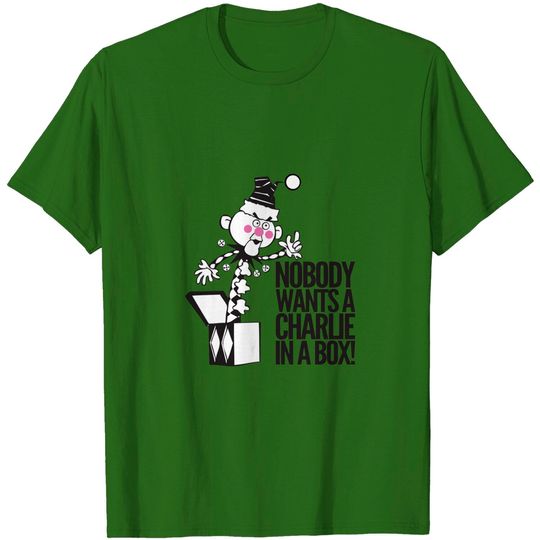 Discover Nobody wants a Charlie in a box - Rudolph The Red Nosed Reindeer - T-Shirt