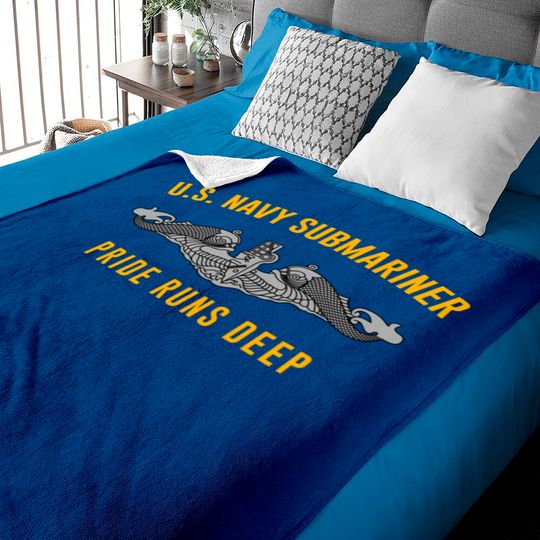 Discover US Navy Sub Veteran Submariner Pride Runs Deep Baby Blankets
