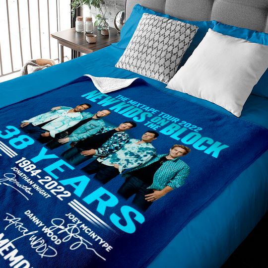 Discover NKOTB Signture The Memories The MixTape Tour 2022 Baby Blankets