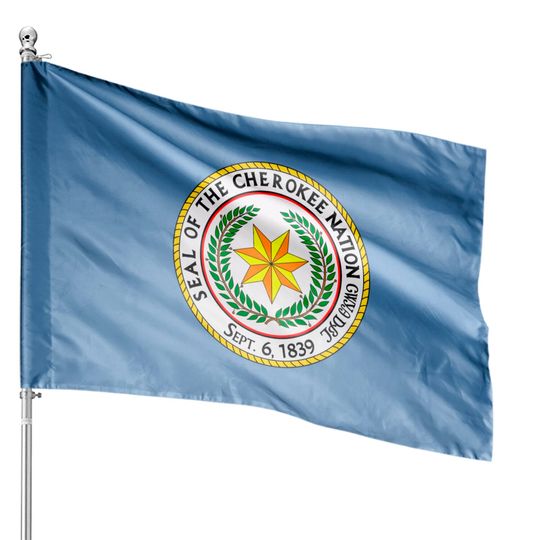 Discover Great seal of the cherokee nation House Flags