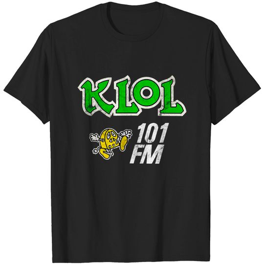 Discover KLOL Houston / Defunct 80s Radio Station Logo - Radio Station - T-Shirt
