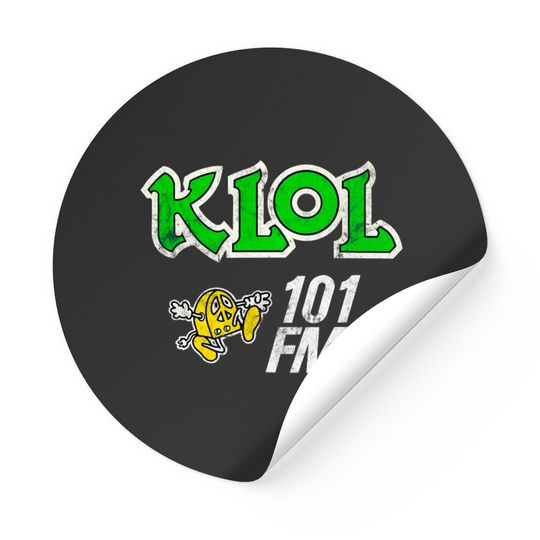 Discover KLOL Houston / Defunct 80s Radio Station Logo - Radio Station - Stickers