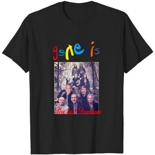 Discover Genesis The Last Domino Tour 2022 Unisex,thank for memory, The Last Domino Tour Shirt