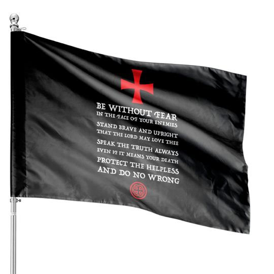 Discover Crusader Knight Knights Templar Code Holy Cross House Flags