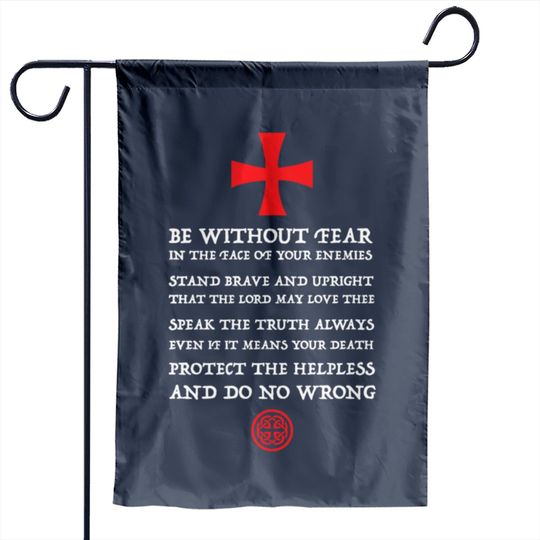 Discover Crusader Knight Knights Templar Code Holy Cross Garden Flags
