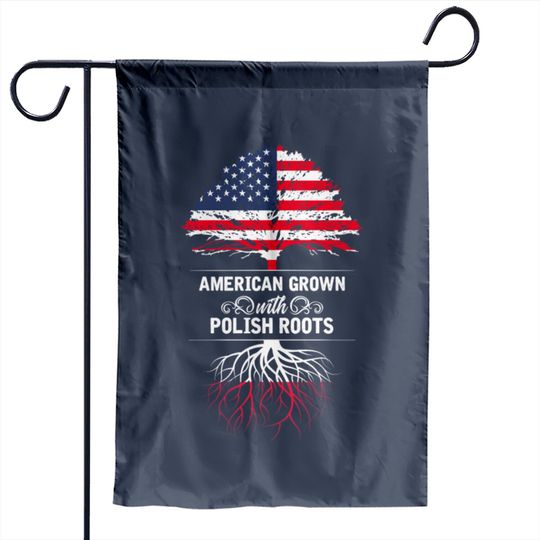 Discover Poland Polish Flag Nation America Roots Grown USA Garden Flags