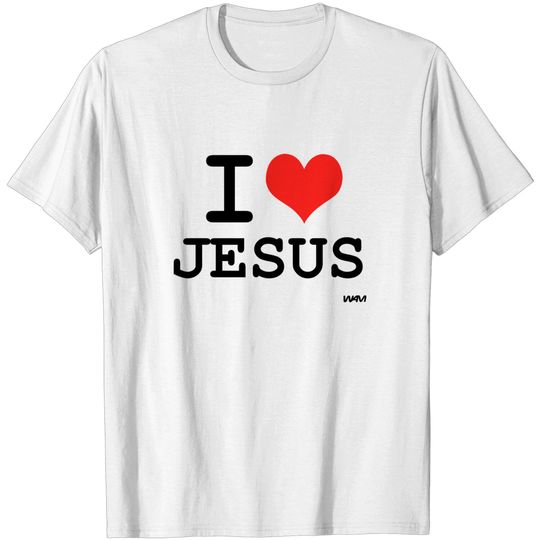 Discover i love jesus by wam T-shirt