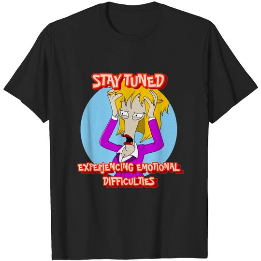 Discover Experiencing Emotional Difficulties - American Dad Roger - T-Shirt