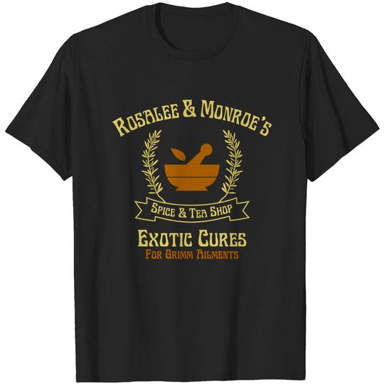 Discover Rosalee & Monroe's Exotic Spice & Tea Shop - Grimm - T-Shirt