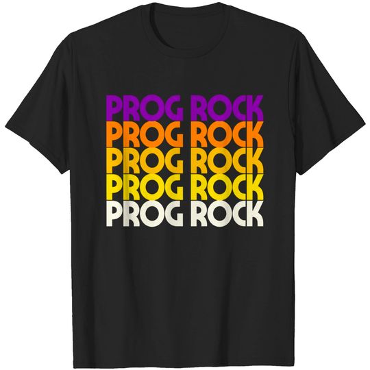 Discover Prog Rock | Typographic Gift for Progressive Rock Lovers T-Shirt