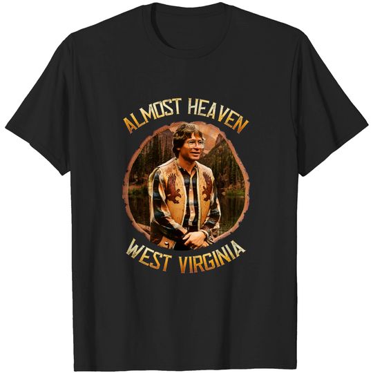Discover John Denver Almost Heaven Design - John Denver - T-Shirt