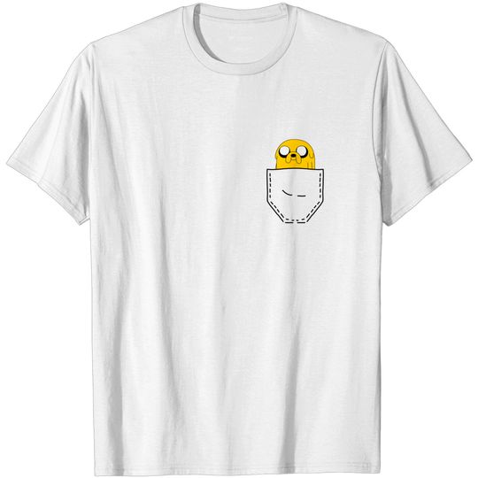 Discover Jake in the pocket - Adventure Time - T-Shirt