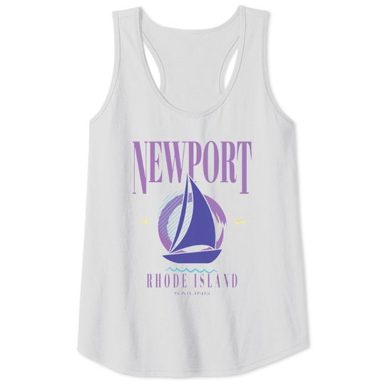 Discover Newport Vintage Sailing Tank Top