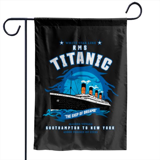 Discover White Star Line RMS Titanic - Boys Girls Kids Gift Garden Flags