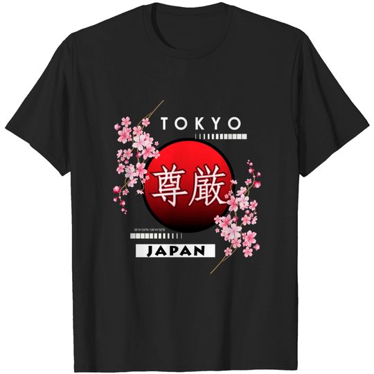 Discover Sakura Cherry Blossom Of Big City In Japan, Tokyo T-Shirt