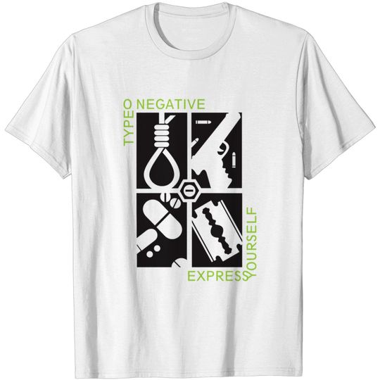 Discover Negative Type O T-shirt