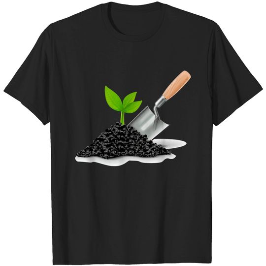 Discover Gardening plant shovel T-shirt