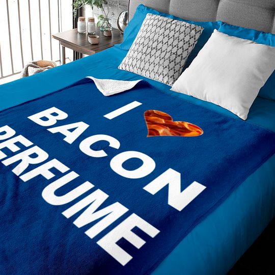 Discover Bacon perfume Baby Blankets