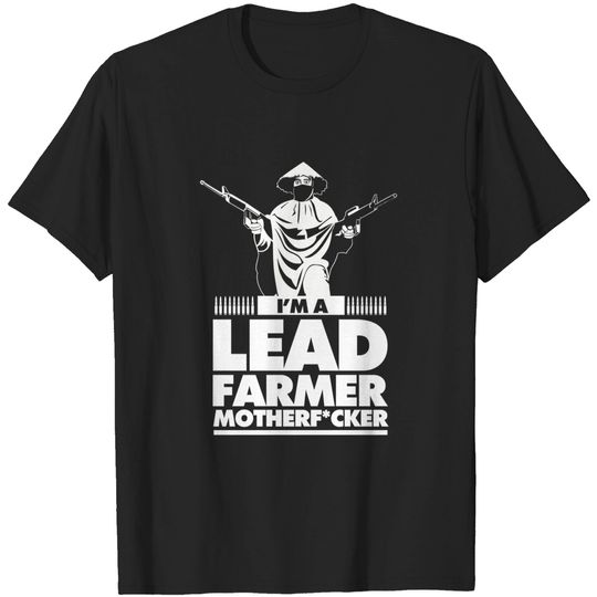 Discover Kirk Lazarus I'm a Lead Farmer - Tropic Thunder - T-Shirt