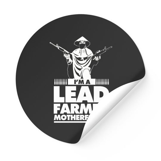 Discover Kirk Lazarus I'm a Lead Farmer - Tropic Thunder - Stickers