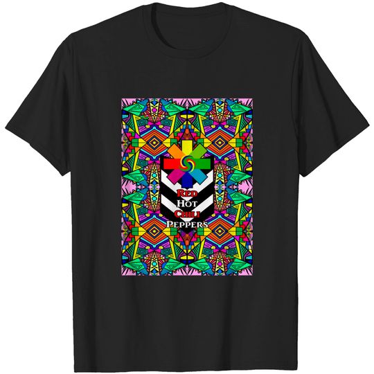 Discover Red Hot Chili Peppers - Pride Pattern - Red Hot Chili Peppers - T-Shirt