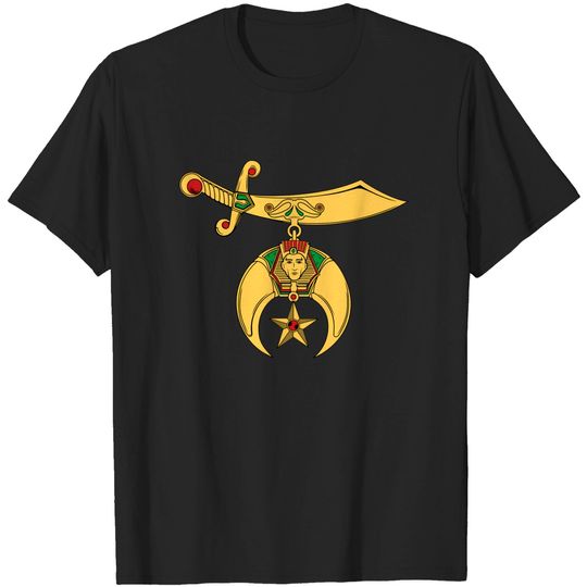 Discover Shriners Emblem - Freemason - T-Shirt