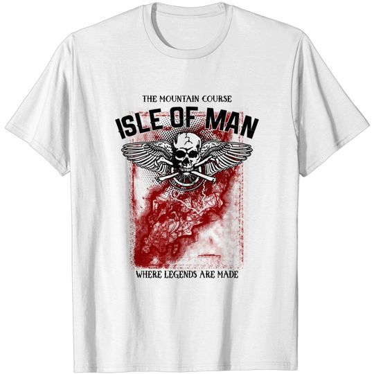 Discover Isle Of Man Skull - Tt Races - T-Shirt