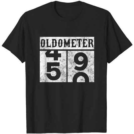 Discover Oldometer 50th Birthday Counting Shirt T-shirt