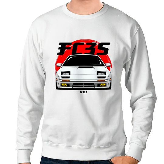 Discover White FC RX 7 - Fc Rx7 - Sweatshirts