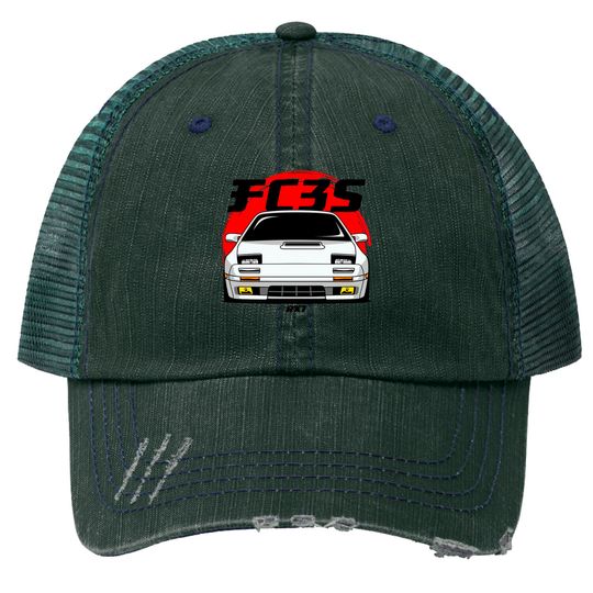 Discover White FC RX 7 - Fc Rx7 - Trucker Hats