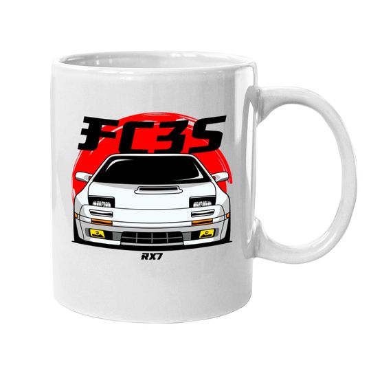 Discover White FC RX 7 - Fc Rx7 - Mugs