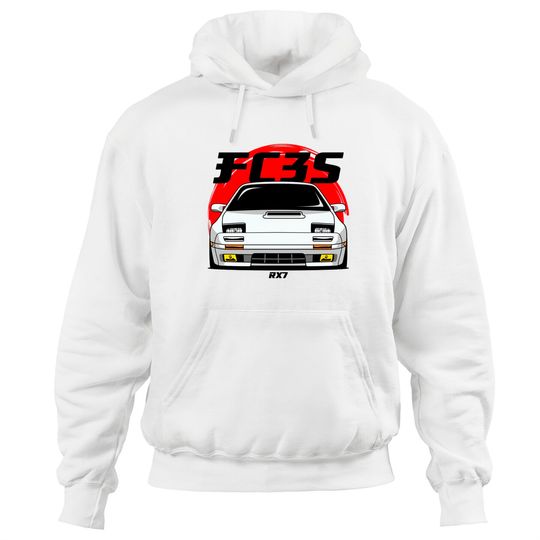 Discover White FC RX 7 - Fc Rx7 - Hoodies