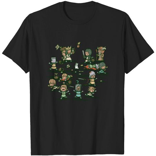 Discover The Killer Rabbit of Caerban-Egg - Monty Python And The Holy Grail - T-Shirt