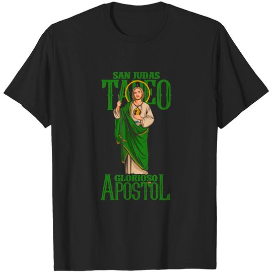 Discover San Judas Tadeo T-Shirt - Apostle of Difficult Causes, Faith & Style