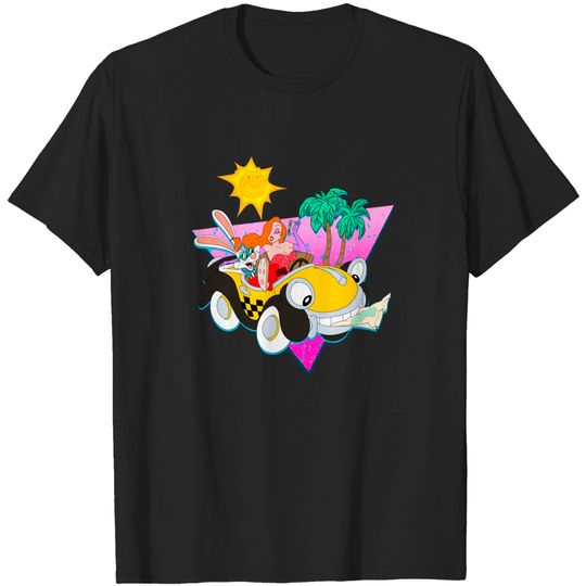 Discover Cruisin' Down to Toontown (1980s EDITION!) - Roger Rabbit - T-Shirt