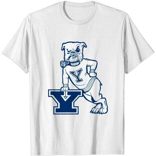 Discover Yale vintage mascot logo - Yale - T-Shirt