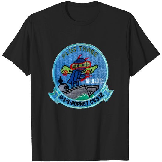 Discover USS Hornet Recovery Patch of Apollo 11 - Apollo 11 Recovery - T-Shirt
