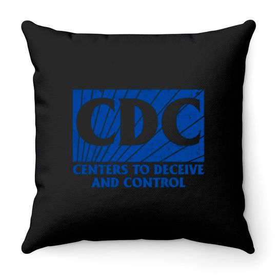 Discover CDC Centers To Deceive And Control Throw Pillows