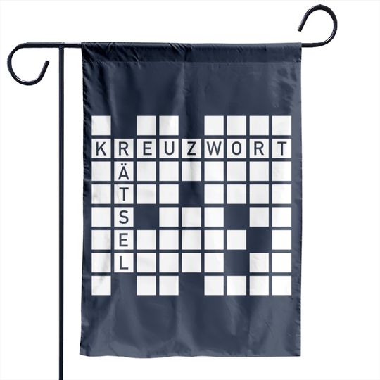 Discover Crossword puzzles Garden Flags