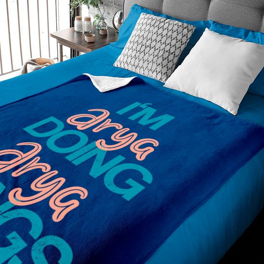 Discover I'm Arya: Arya Quote Baby Blanket