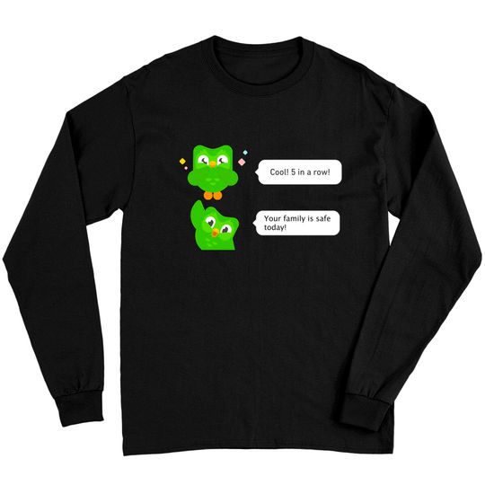 Discover Evil Duo Meme - Duolingo - Long Sleeves