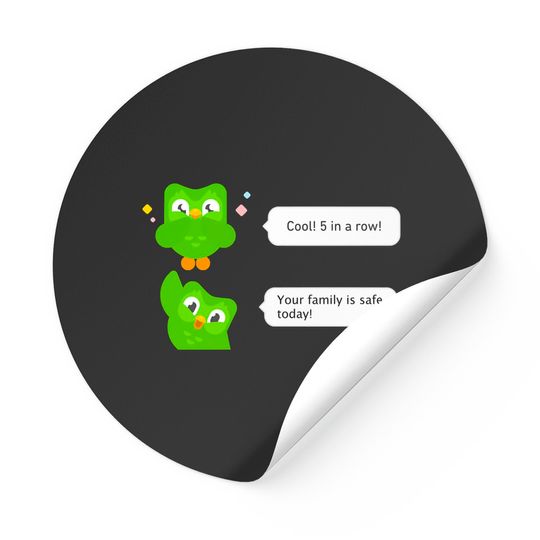Discover Evil Duo Meme - Duolingo - Stickers