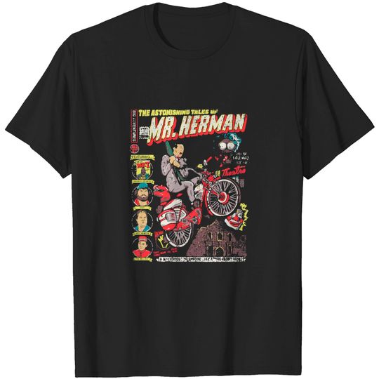 Discover Astonishing Adventures - Peewee Herman - T-Shirt