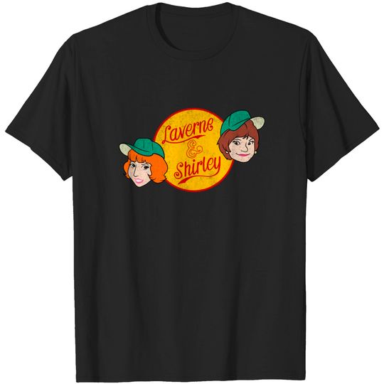 Discover Laverne & Shirley ( vintage) - Saturday Morning Cartoons - T-Shirt
