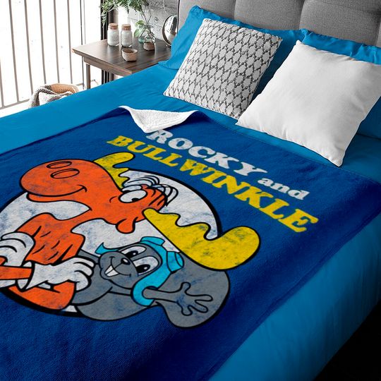 Discover Rocky and bullwinkle Vintage - Bullwinkle - Baby Blankets