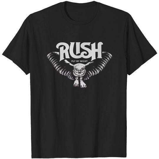 Discover Rush Owl Concert Cool Vintage Band T-Shirts