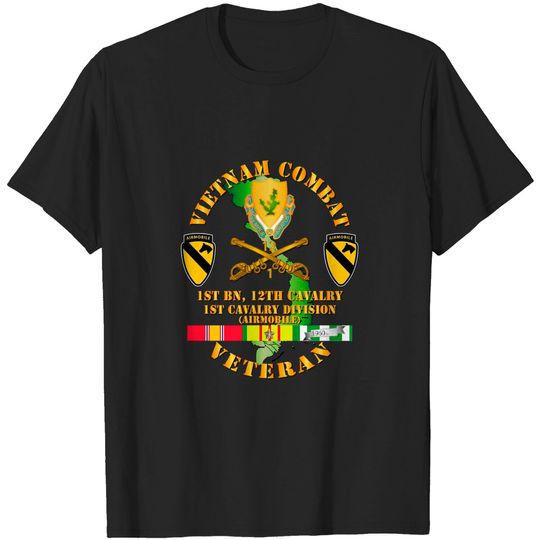 Discover Vietnam Combat Cavalry Veteran T-Shirt