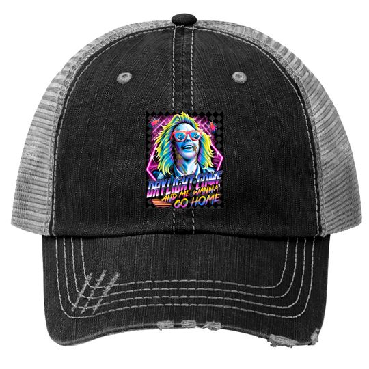 Discover Beetlejuice , 80's Nostalgia - Beetlejuice - Print Trucker Hats
