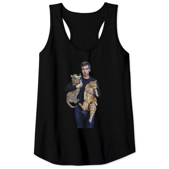 Discover Nathan Fielder and His Cats Classic Tank Tops