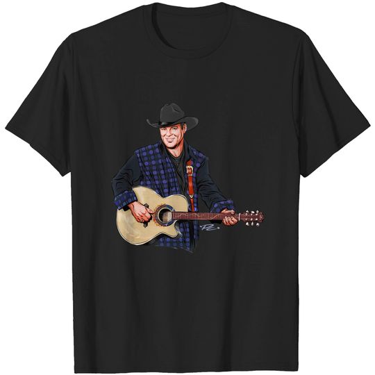 Discover John Michael Montgomery - An illustration by Paul Cemmick - John Michael Montgomery - T-Shirt